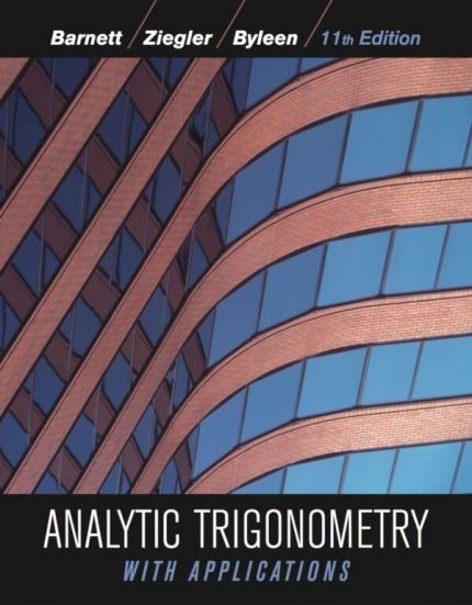 Analytic Trigonometry with Applications (11th Edition) – eBook PDF