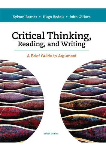 Critical Thinking, Reading and Writing: A Brief Guide to Argument (9th Edition) – eBook