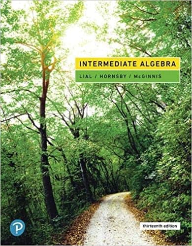 Intermediate Algebra (13th Edition) – Lial/Hornsby/McGinnis – eBook PDF