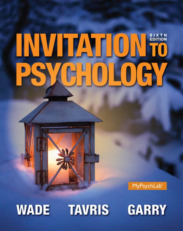 Invitation to Psychology (6th Edition) – Wade/Tavris – eBook PDF