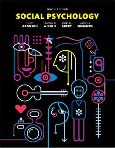 Social Psychology (9th edition) – Aronson/Wilson/Sommers – eBook PDF